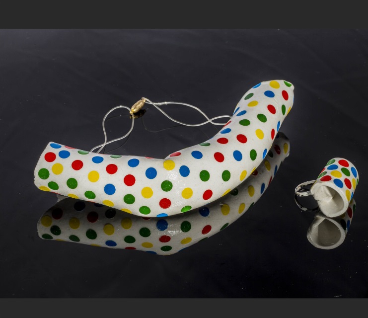 Ring and necklace "Dots"