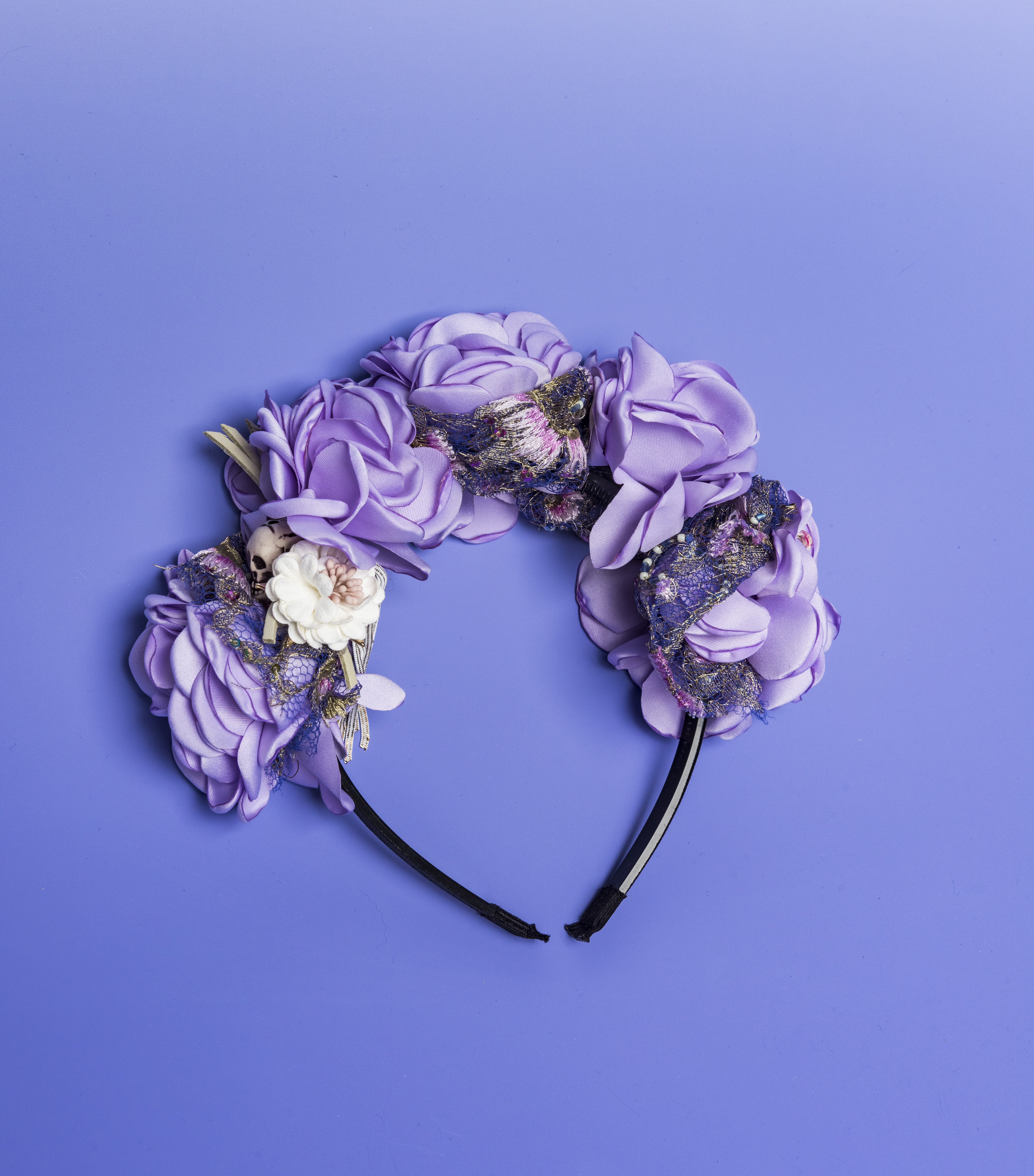 Headband Flowers of Frida and calavera