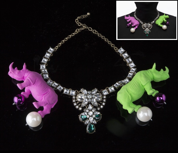 Necklace Magical Rhinoceros