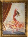 "Spanish dance", oil, canvas